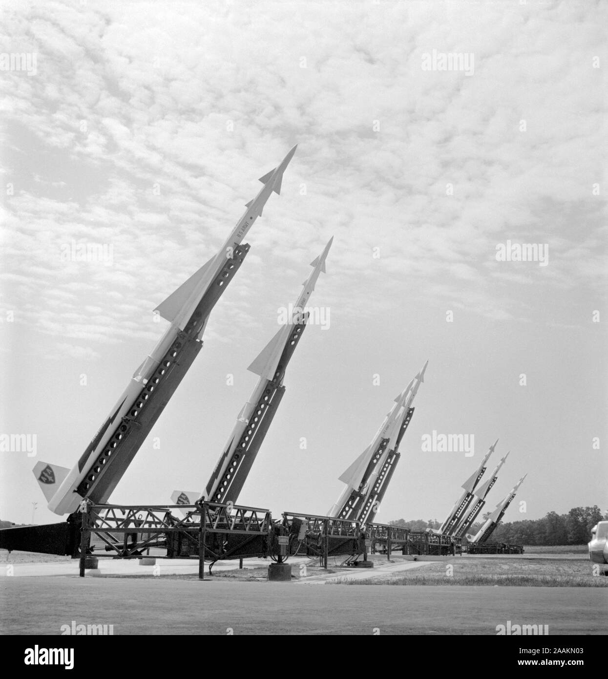 Nike Missile Installation, Lorton, Virginia, USA, Foto: Thomas J. O'Halloran, Mai 1955 Stockfoto