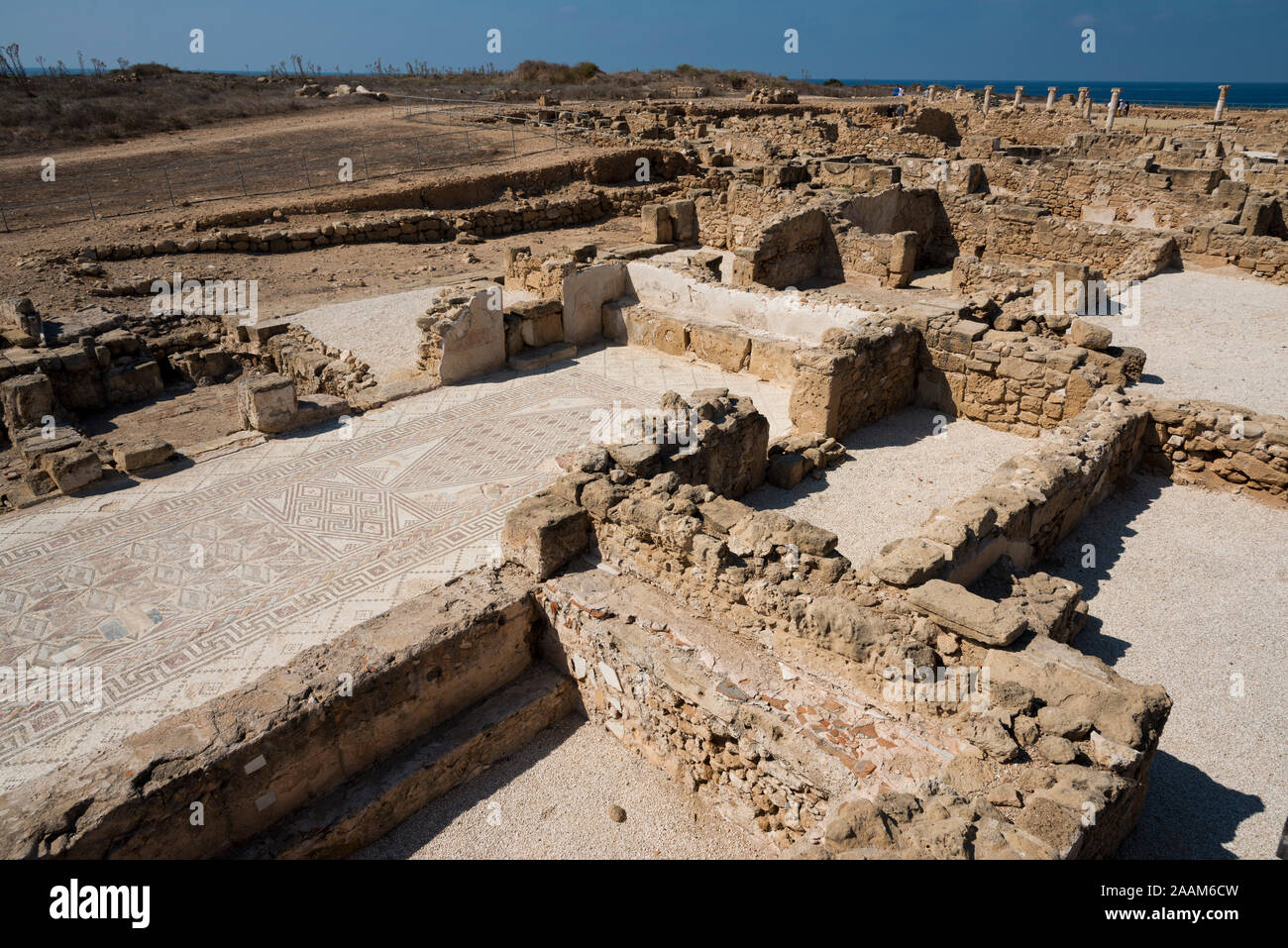 Paphos archäologische Park, Kato Paphos, Zypern Stockfoto