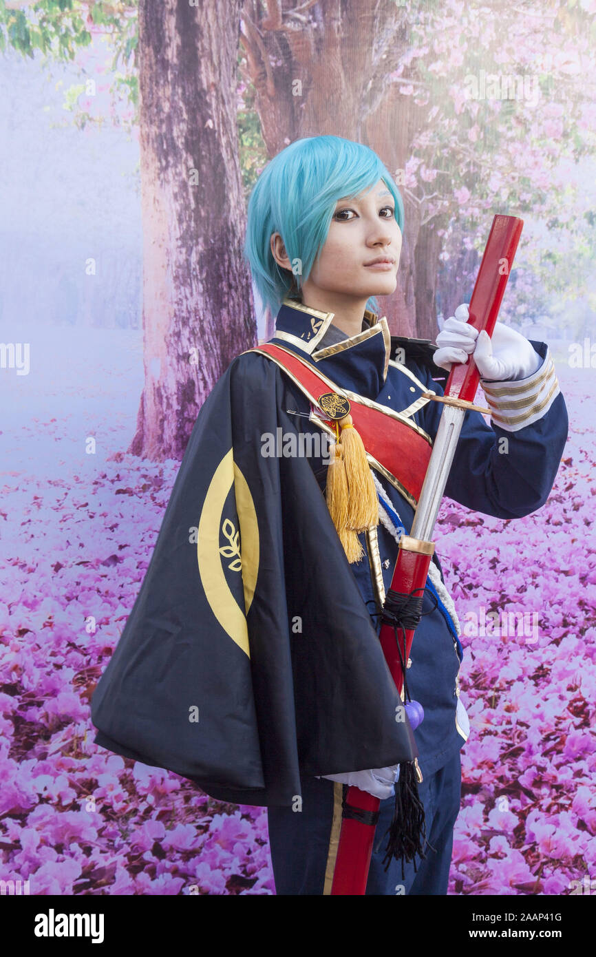 Manga Mädchen Stockfoto