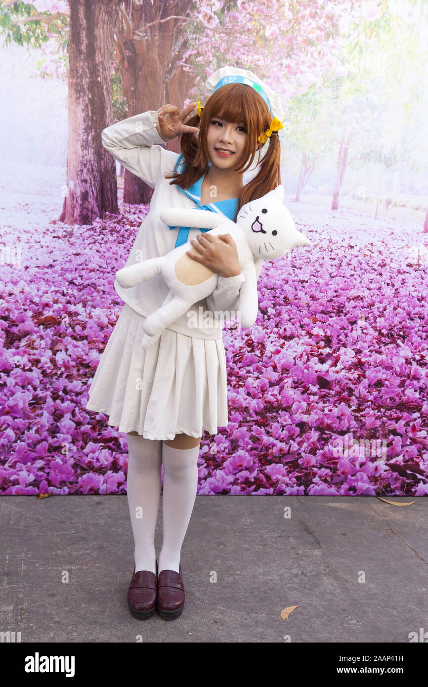 Manga Mädchen Stockfoto