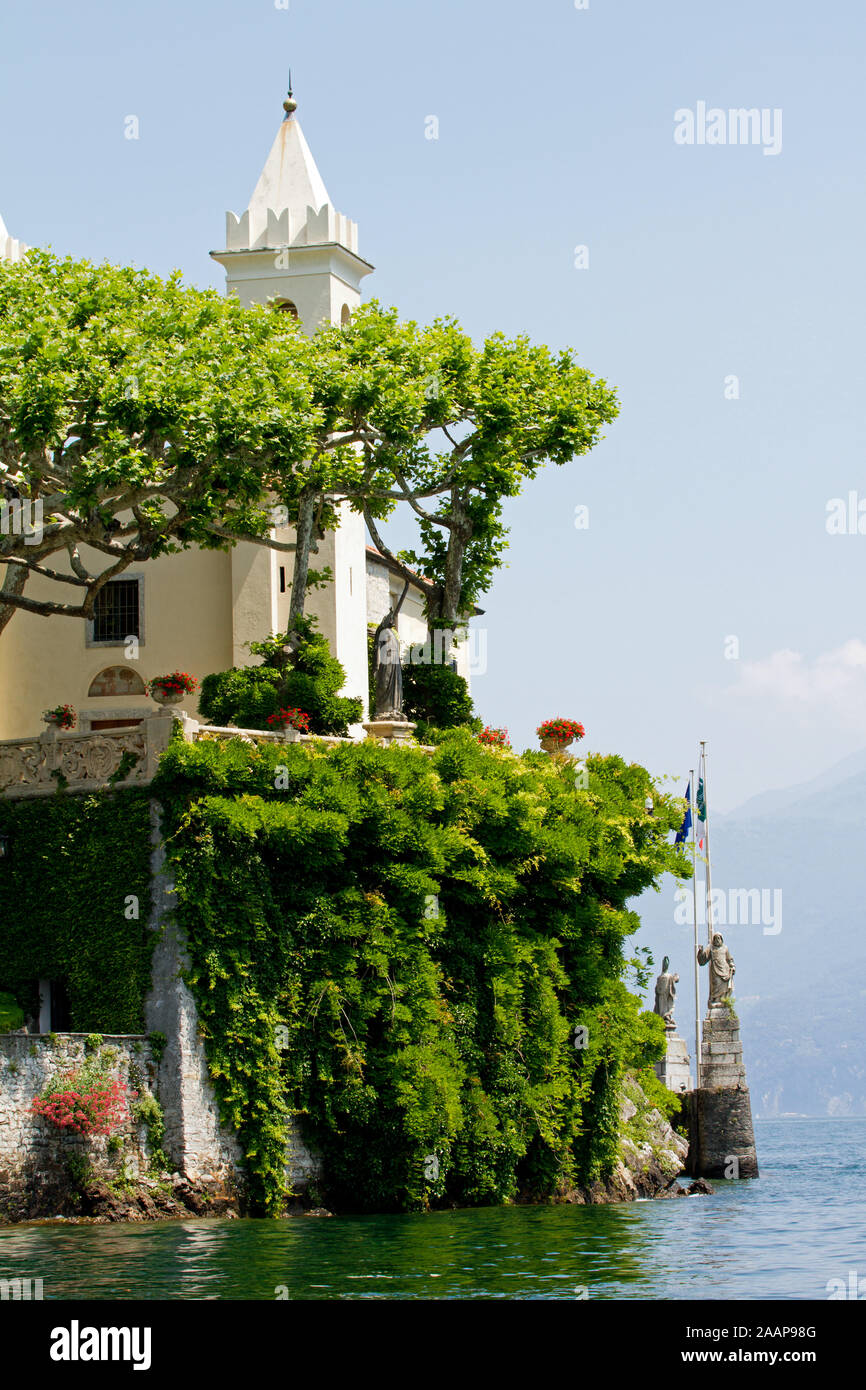 Villa Balbianello - Comer See - Italien Stockfoto