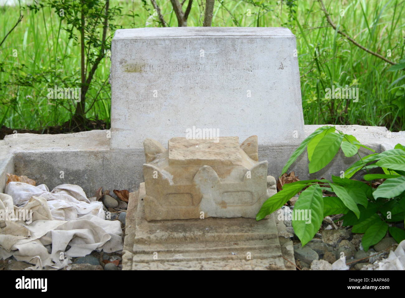 "Putroe Tsani's Tomb" Weltkulturerbe, ist Sie daeng von Mansur Tochter oder Tgk Chik Di Reubee Wer ist auch die Frau des Sultans von Aceh, Raja Iskandar Muda Stockfoto
