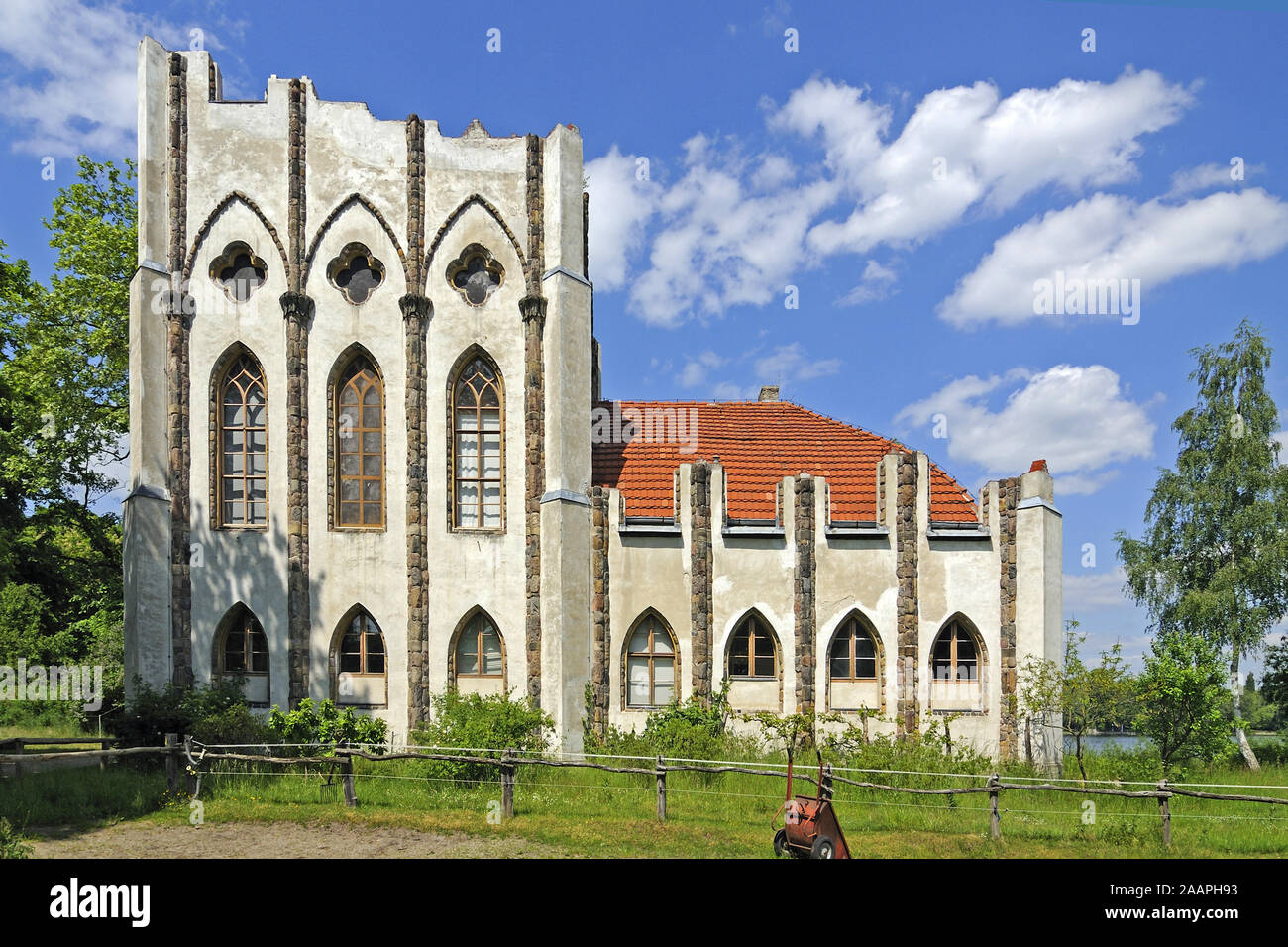 Alte Meierei Auf der Pfaueninsel, Berlin Stockfoto