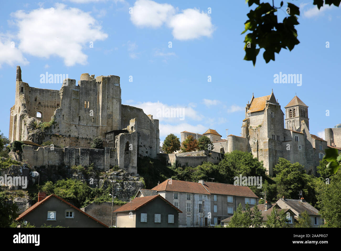 Chauvigny, Poitou-Charente, Frankreich Stockfoto