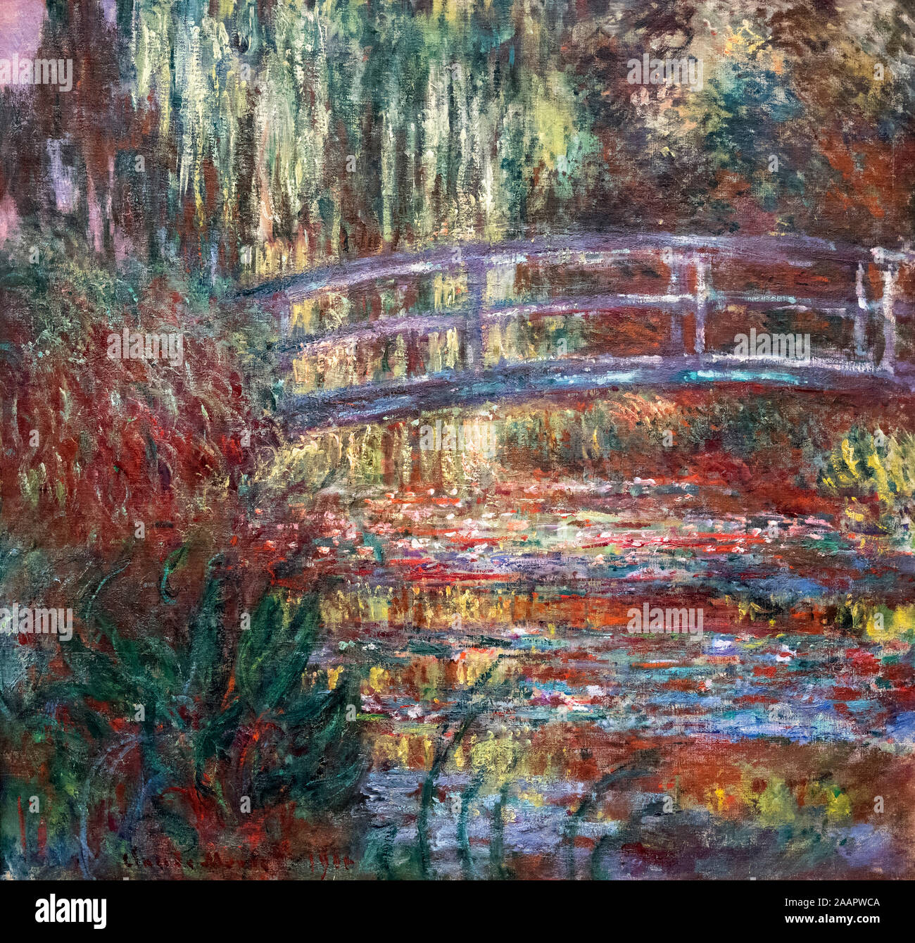 Seerosenteich von Claude Monet (1840-1926), Öl auf Leinwand, 1900 Stockfoto