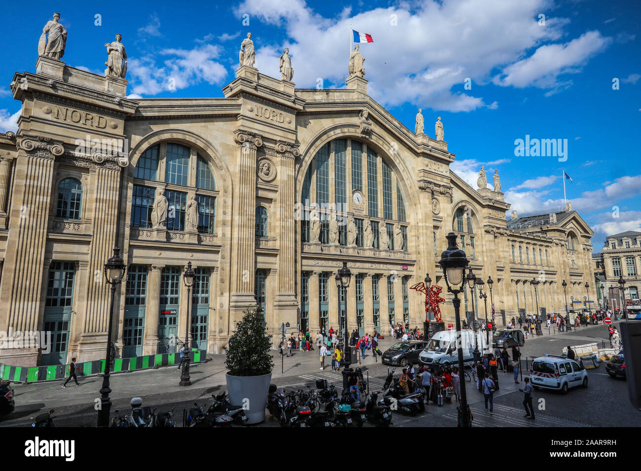 Gare du Nord, Metro Station, Paris, Frankreich, Europa Stockfoto