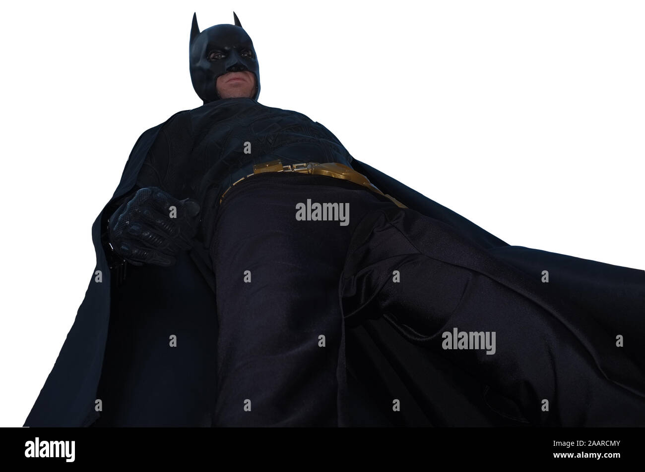 Batman Charakter in Hollywood Blvd. Stockfoto