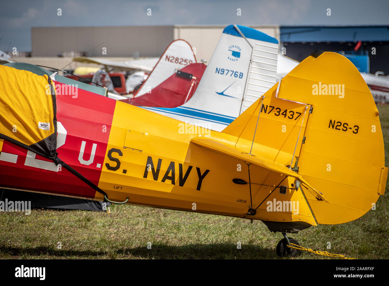 Flugzeuge auf Anzeige-Sun nÕ Fun Airshow, Lakeland, Florida Stockfoto