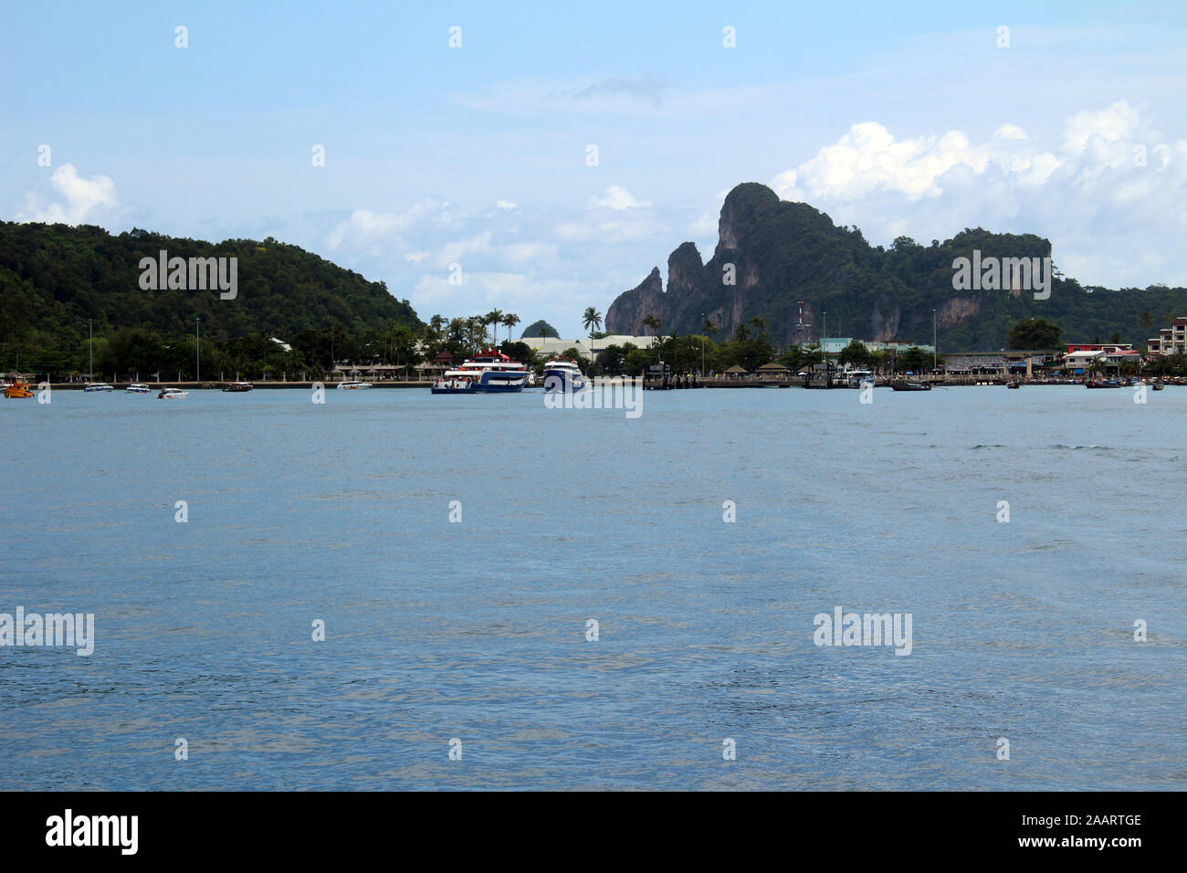 Bucht von Ko Phi Phi Stockfoto