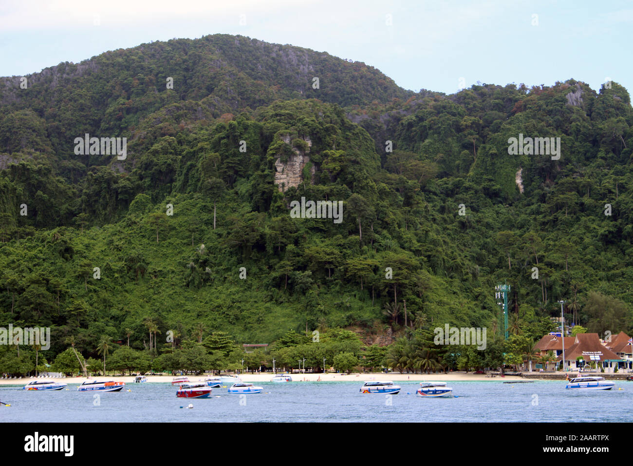 Bucht von Ko Phi Phi Stockfoto