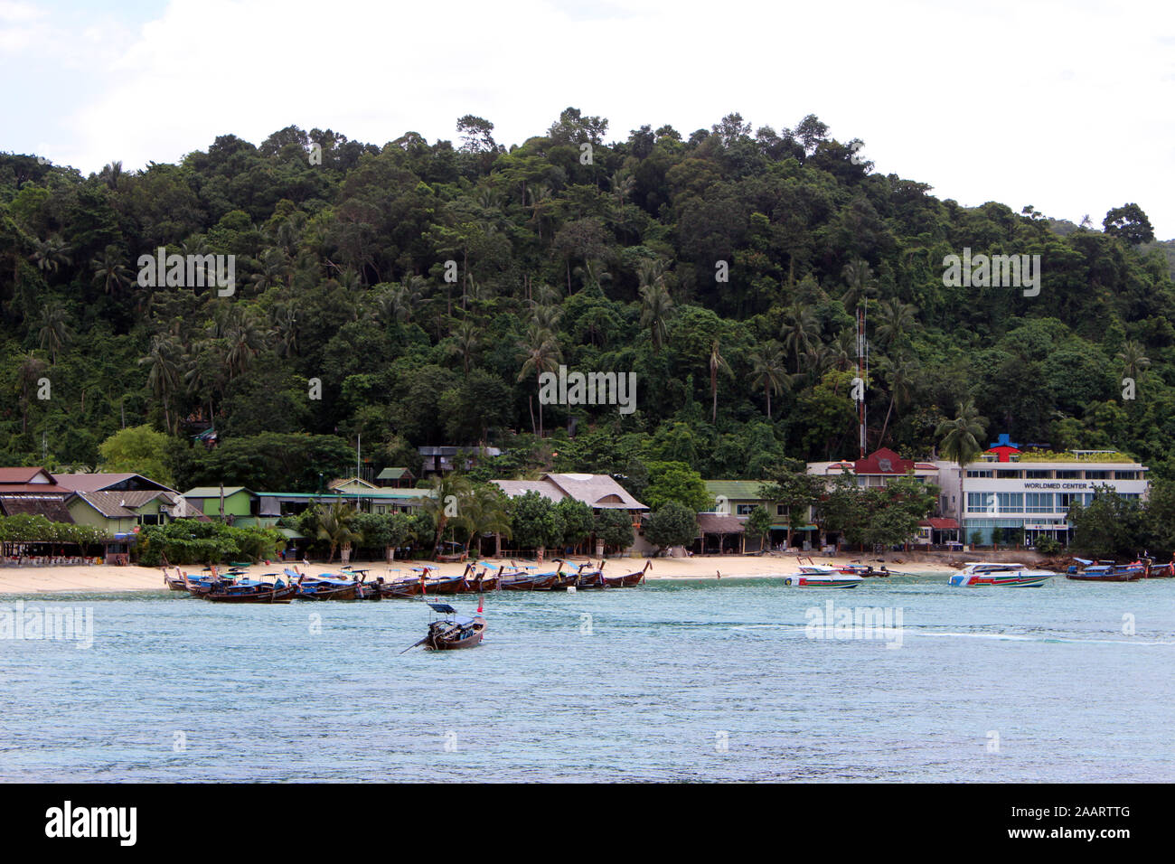 Bucht von Ko Phi Phi Stockfoto