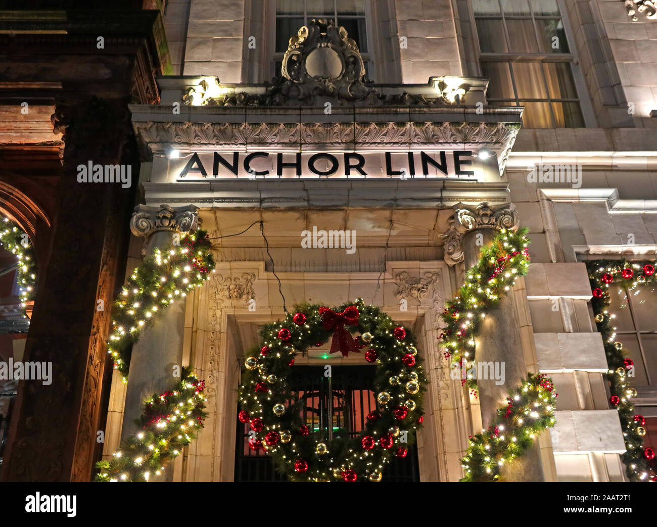 Anchor Line Steamship Gebäude, 12 - 16 St. Vincent Pl, Glasgow G1 2DH Stockfoto