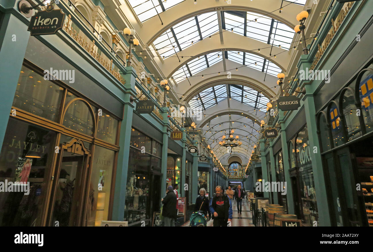 Great Western Arcade, Colmore Row, Birmingham, West Midlands, England, B2 5HU Stockfoto