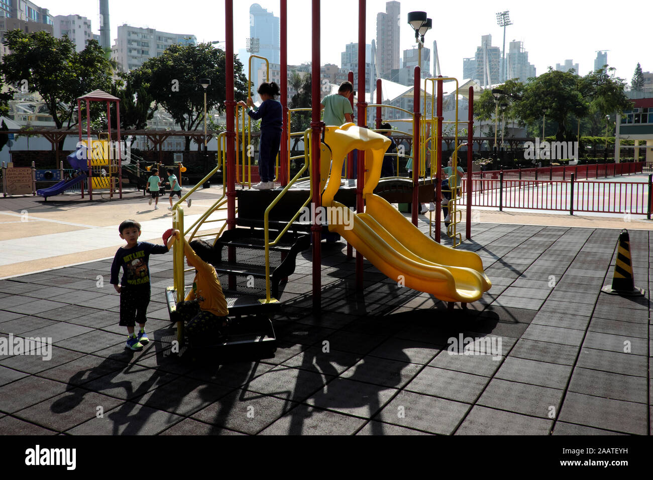 Fa Hui Park, Hong Kong Stockfoto