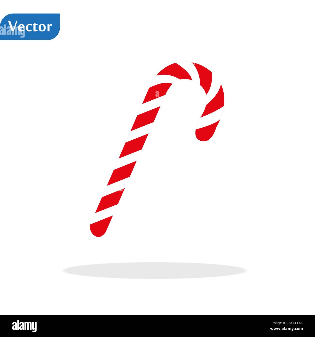 Weihnachten Candy Cane, Weihnachten, Weihnachten stick, red Candy Stock Vektor