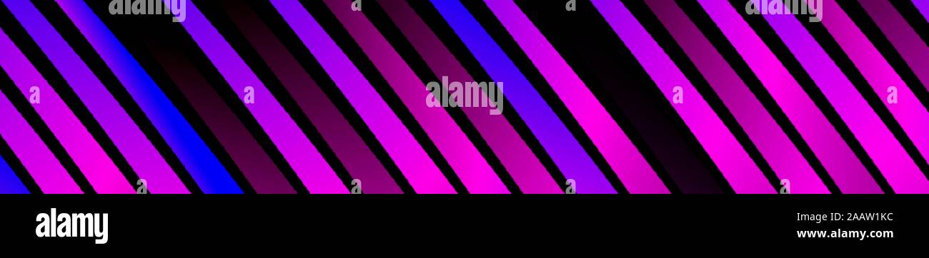 Abstract vector Hintergrund. wellenlinie Muster mit Blau und Rosa Gradienten. Abbildung eines dunkel glühende vektor design Stock Vektor