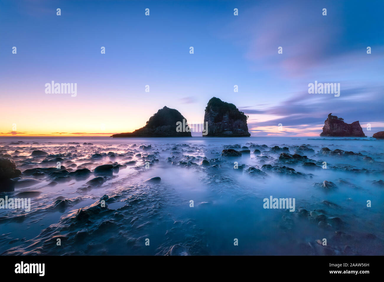 Neuseeland, Südinsel, malerische Berglandschaft Stockfoto