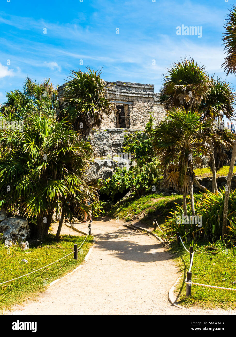 Mexiko, Yucatan, Riviera Maya, Quintana Roo, Tulum, archäologischen Ruinen von Tulum Stockfoto