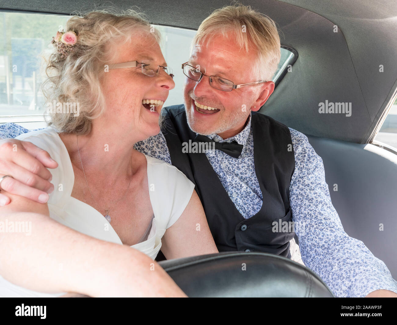 Senior paar Heiraten Stockfoto