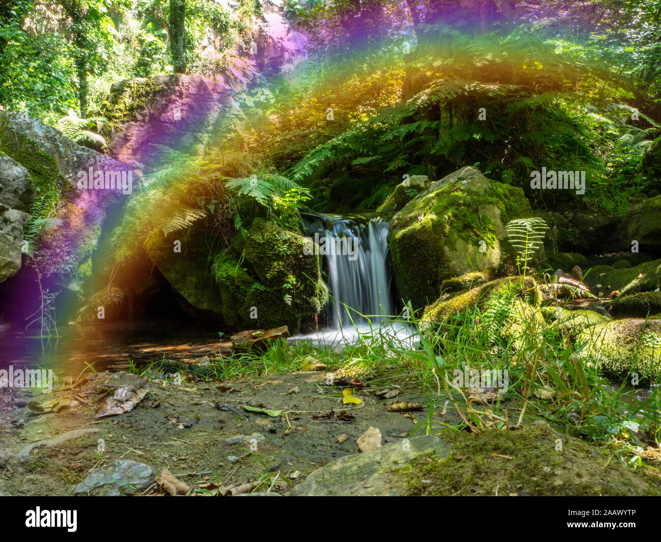 Wasserfall Stockfoto