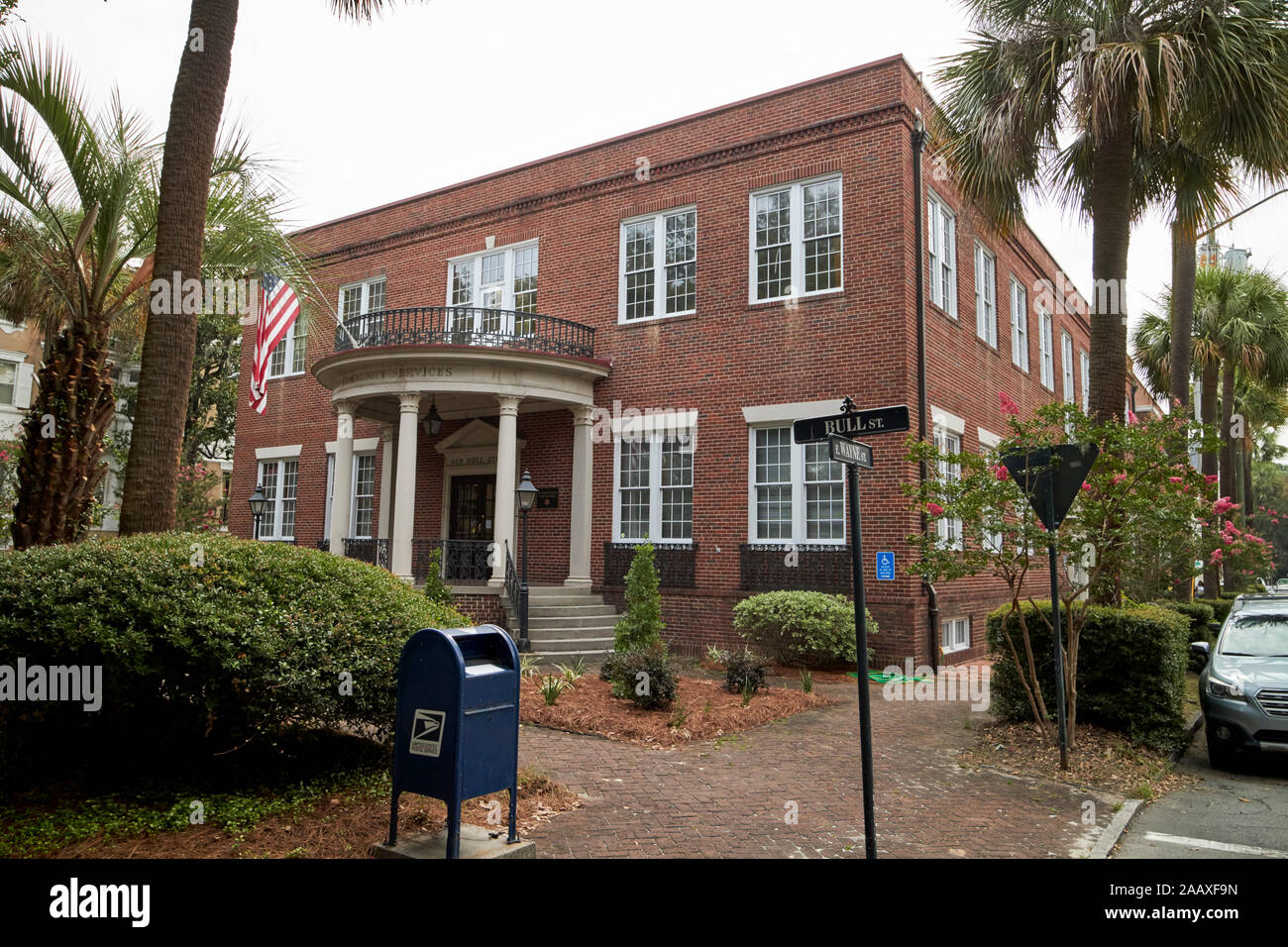 United Way Der küstenreich Gebäude 428 Bull Street Savannah Georgia USA Stockfoto