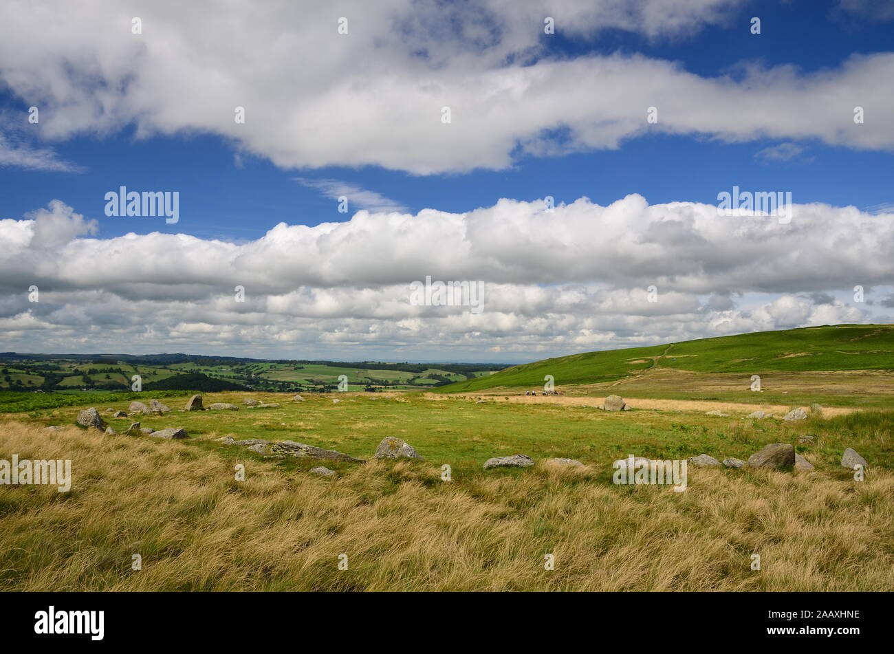 Das Cockpit Steinkreis, Askham fiel, Cumbria Stockfoto