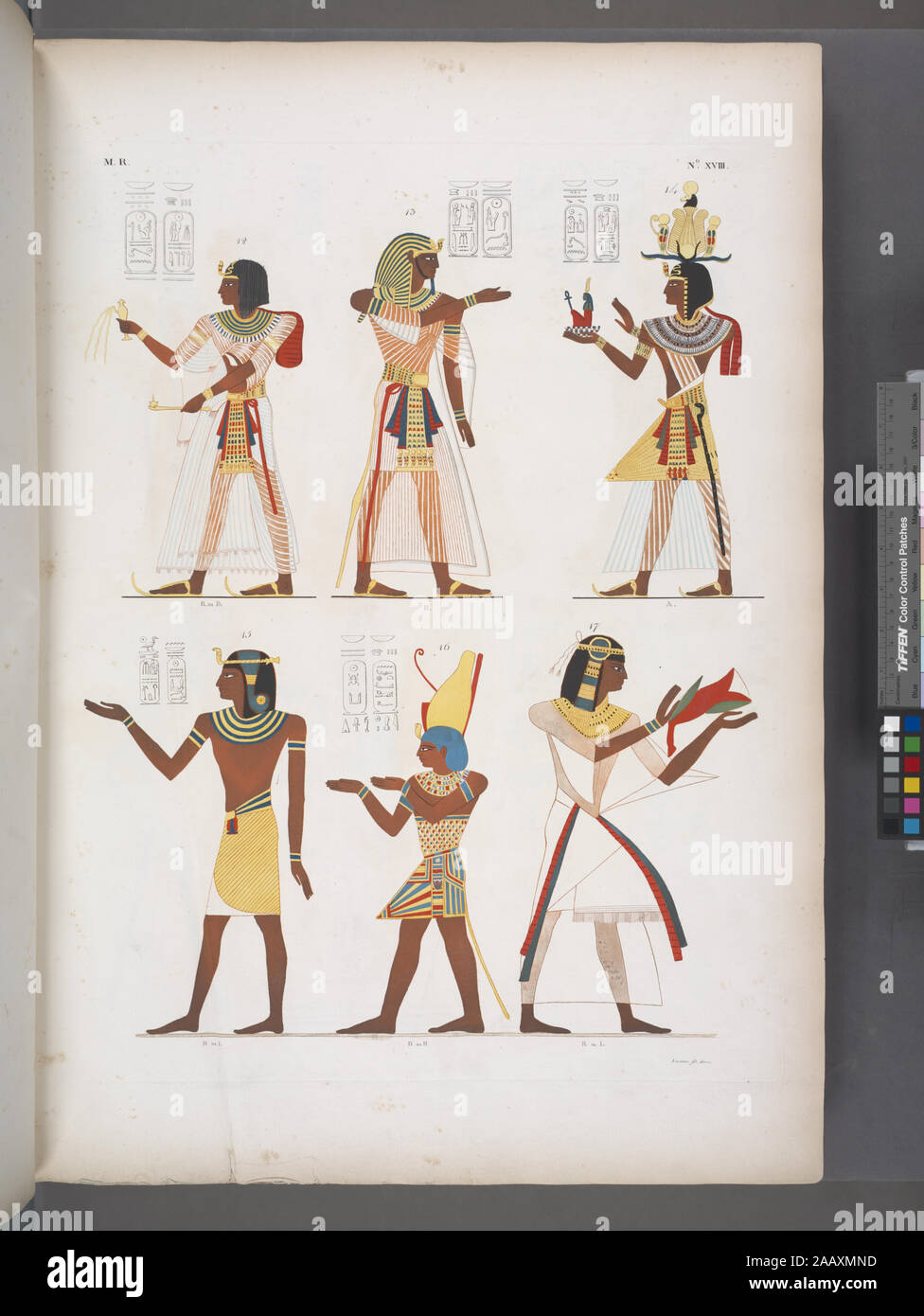 Abb. 12 Abb. 13 Ramses Ramses VII IX (Ramses IV.) Abb. 14 Ramses X (Ramses IX) Amenmesse Amenemses (Abb. 15) Abb. 16 Nahsctefnèb (Nectanebo) (Nectanebo I) Abb. 17 für Ramses IX lesen Ramses IV/L'Égypte antiken illustrée de Champollion et Rosellini. (Paris 1933, S. 86-87) für Ramses X lesen Ramses IX/L'Égypte antiken illustrée de Champollion et Rosellini. (Paris 1933, S. 86-7) für Nahsctefnèb (Nectanebo) lesen Sie Nectanebo I/L'Égypte antiken illustrée de Champollion et Rosellini. (Paris 1933, S. 86-87) für Ramses-Manduhipefsciopsc Ramsès-Montouherkhepchef lesen/L'Égypte antiken illustrée de Stockfoto