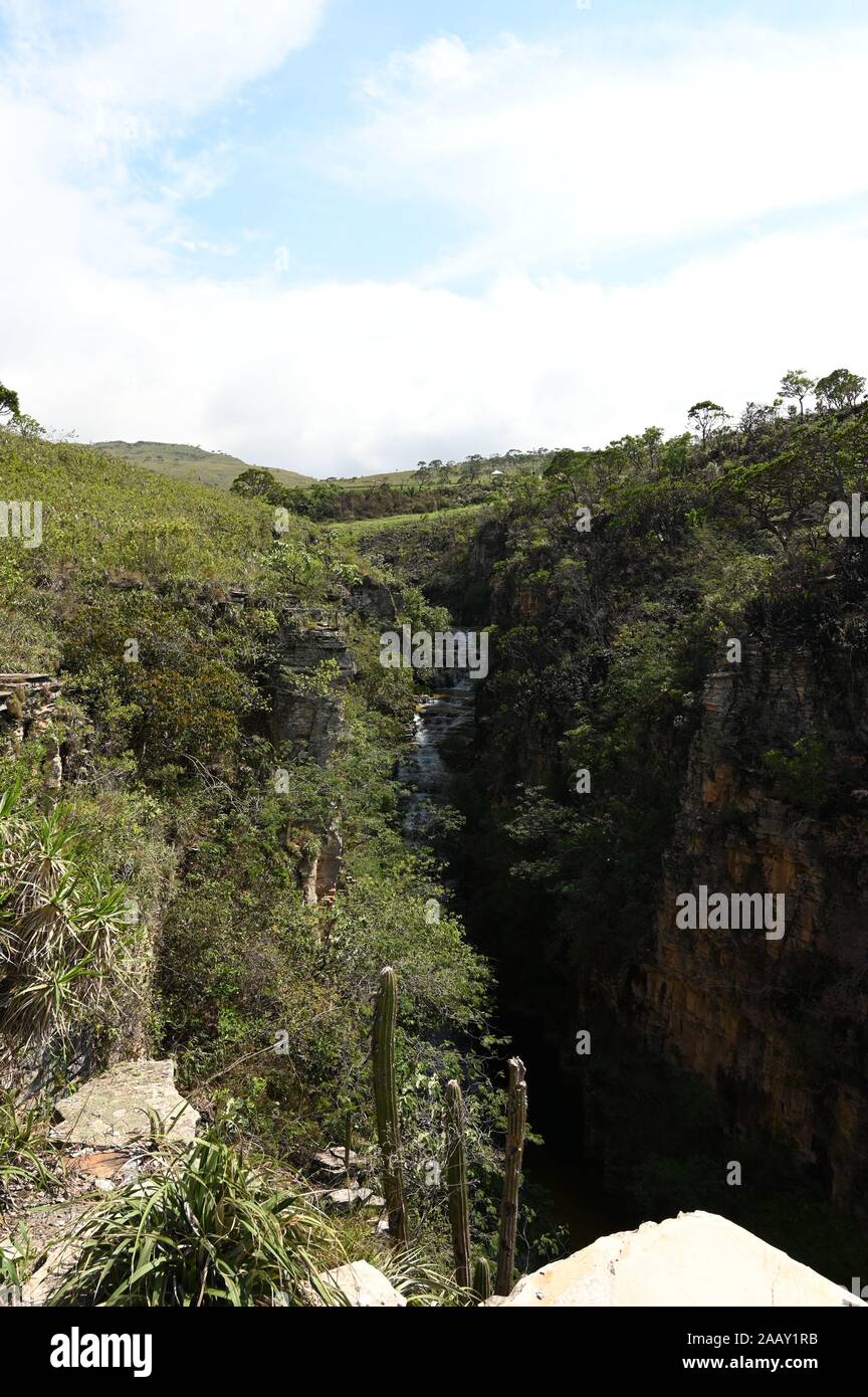 Canyons auf Capitolio Minas Gerais Brasilien Stockfoto