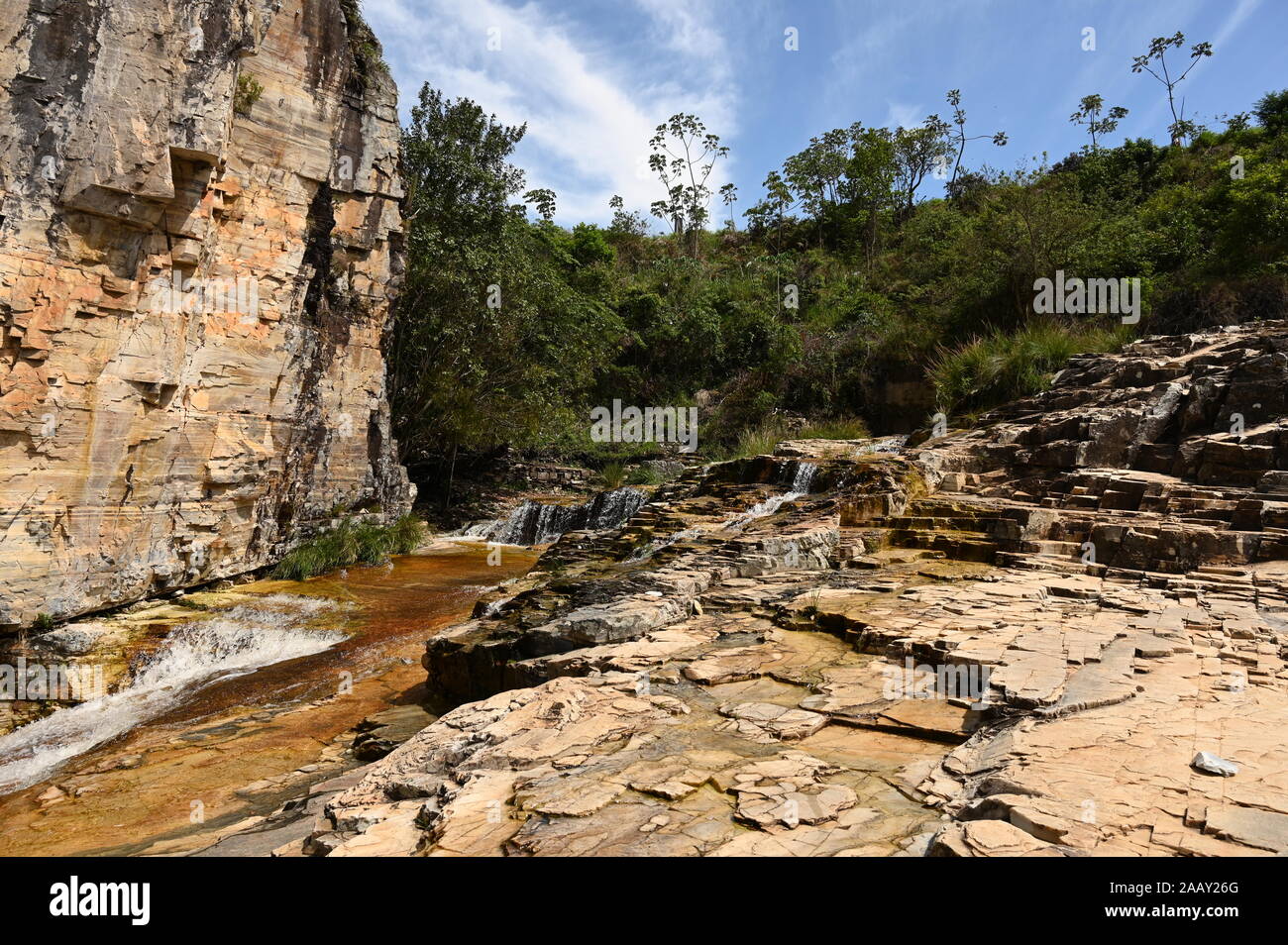 Canyons auf Capitolio Minas Gerais Brasilien Stockfoto