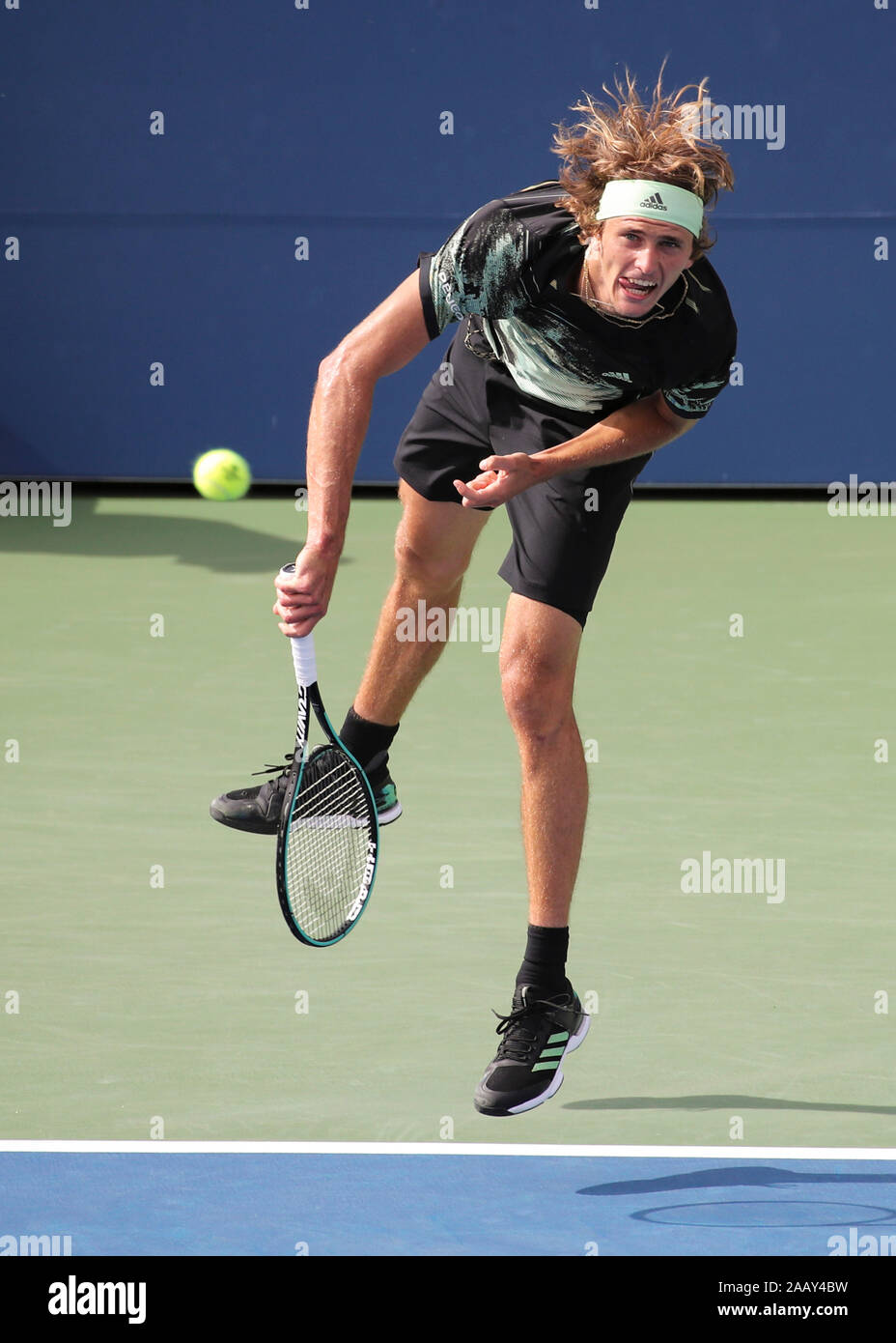 Alexander Zverev Tennis - US Open 2019 - Grand Slam - Billie Jean King Tennis Center - New York - New York - USA - 27. August 2019. Stockfoto
