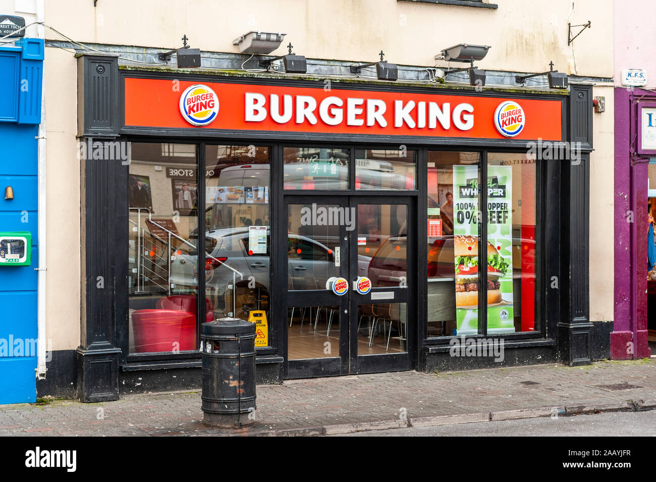 Burger King fast food Restaurant in Killarney, County Kerry, Irland. Stockfoto