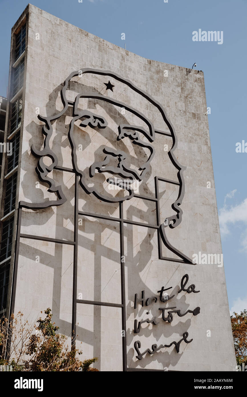 Che Guevara Denkmal am Revolutionsplatz Stockfoto