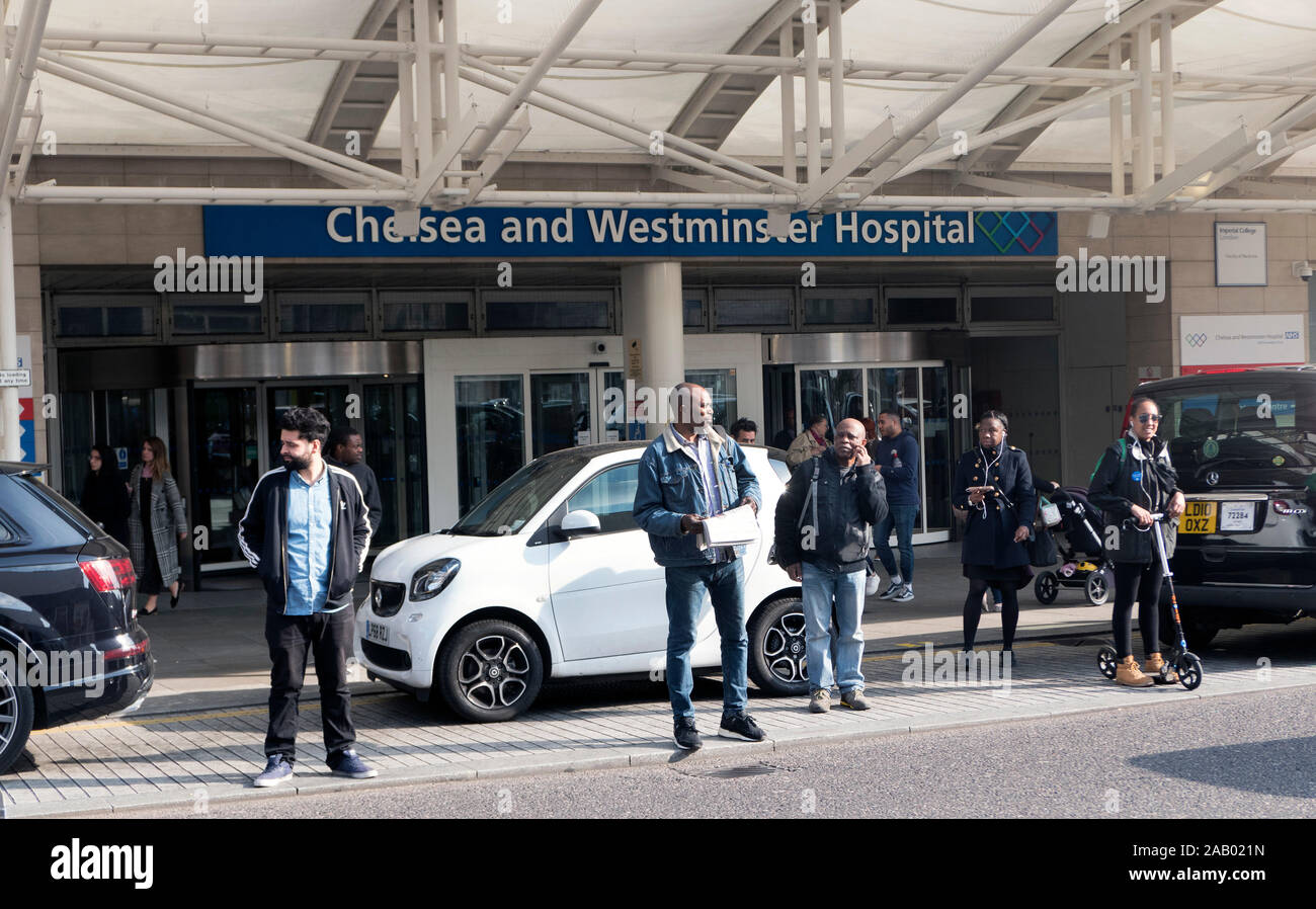 Chelsea und Westminster Hospital London England Stockfoto