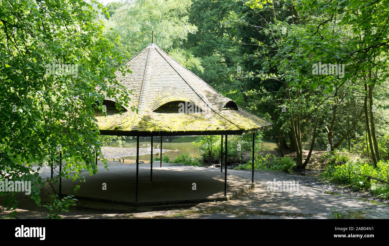 Alte Musikpavillon im Park Stockfoto