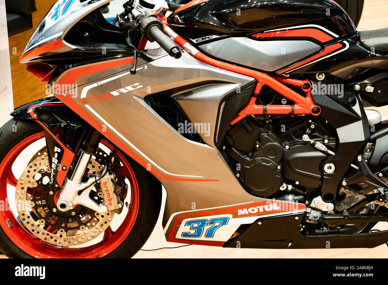 MV Agusta F3 Motorrad Stockfoto