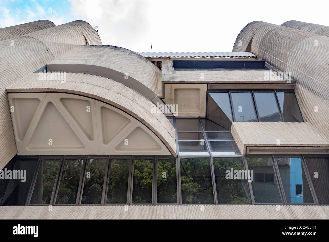 Die Brutalist entwickelt ehemaliges CBC Bank Hauptsitz (jetzt Oxley Business Center), Crows Nest (1976) von Kerr und Smith mit Geoff Malone Stockfoto