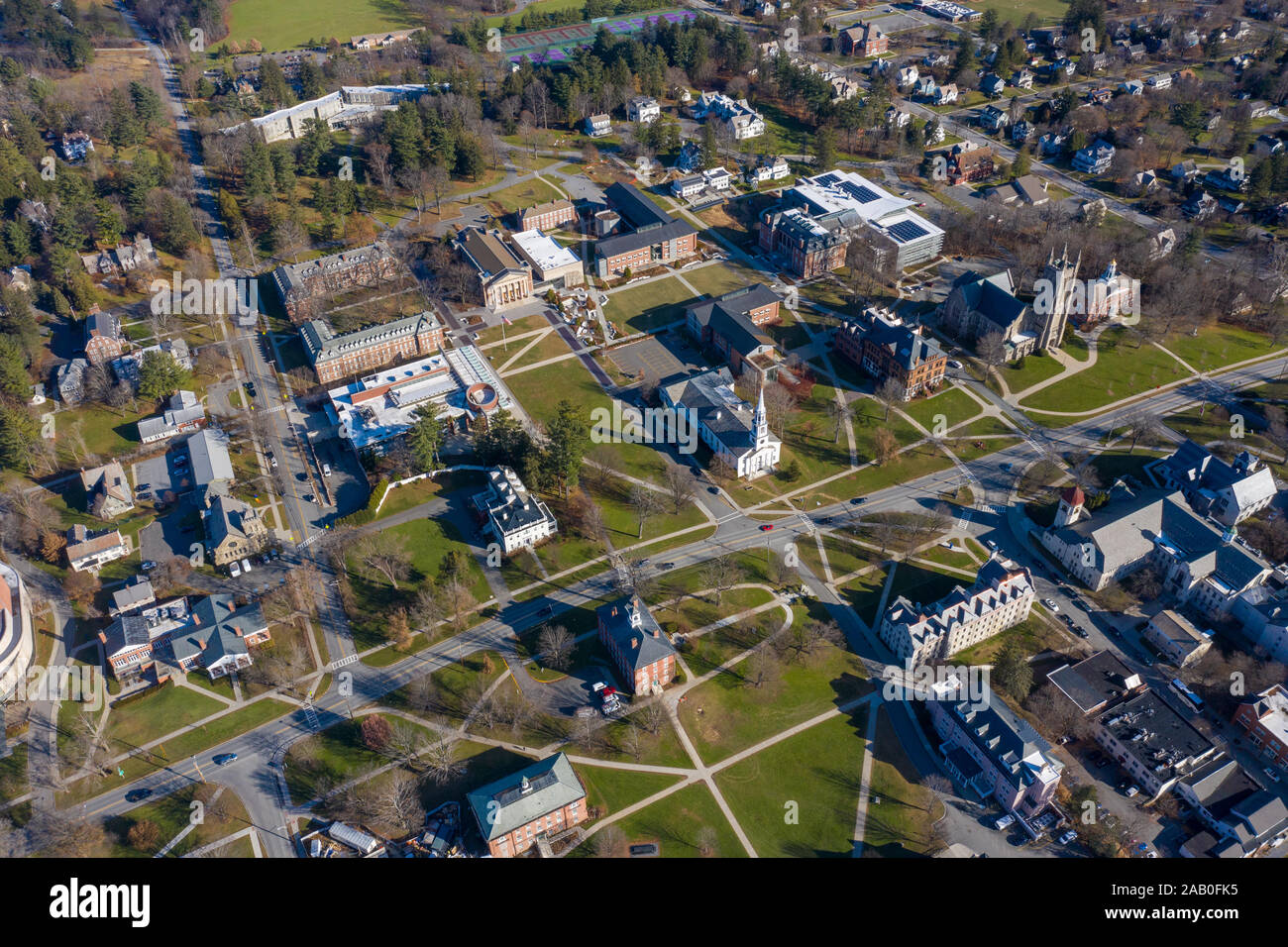 Williams College, Williamstown, Massachusetts Stockfoto
