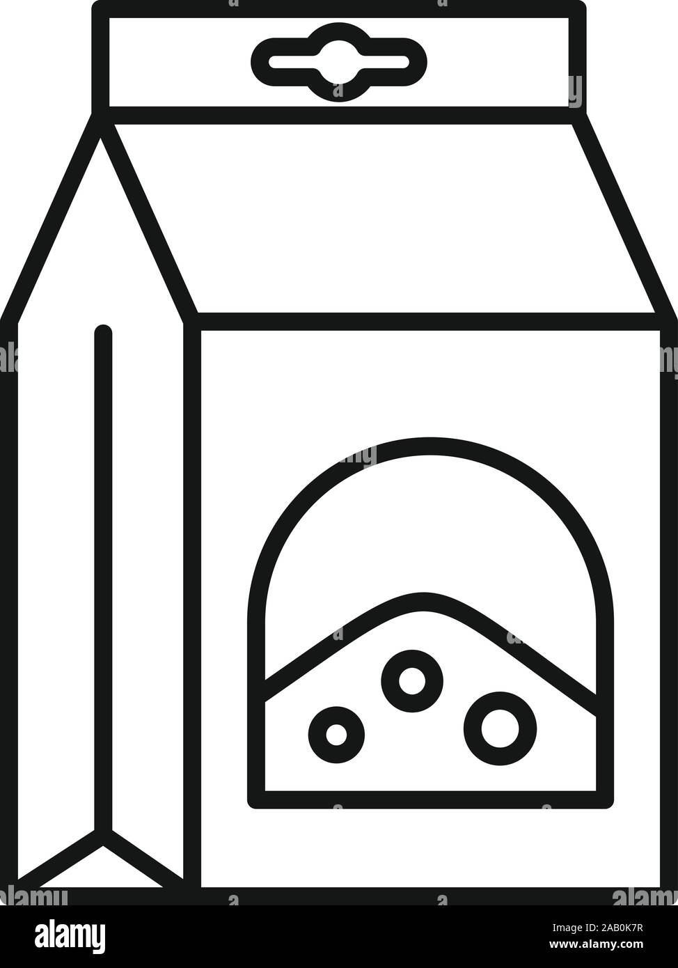 Boden, Symbol. Umrisse Boden box Vektor Symbol für Web Design auf weißem Hintergrund Stock Vektor