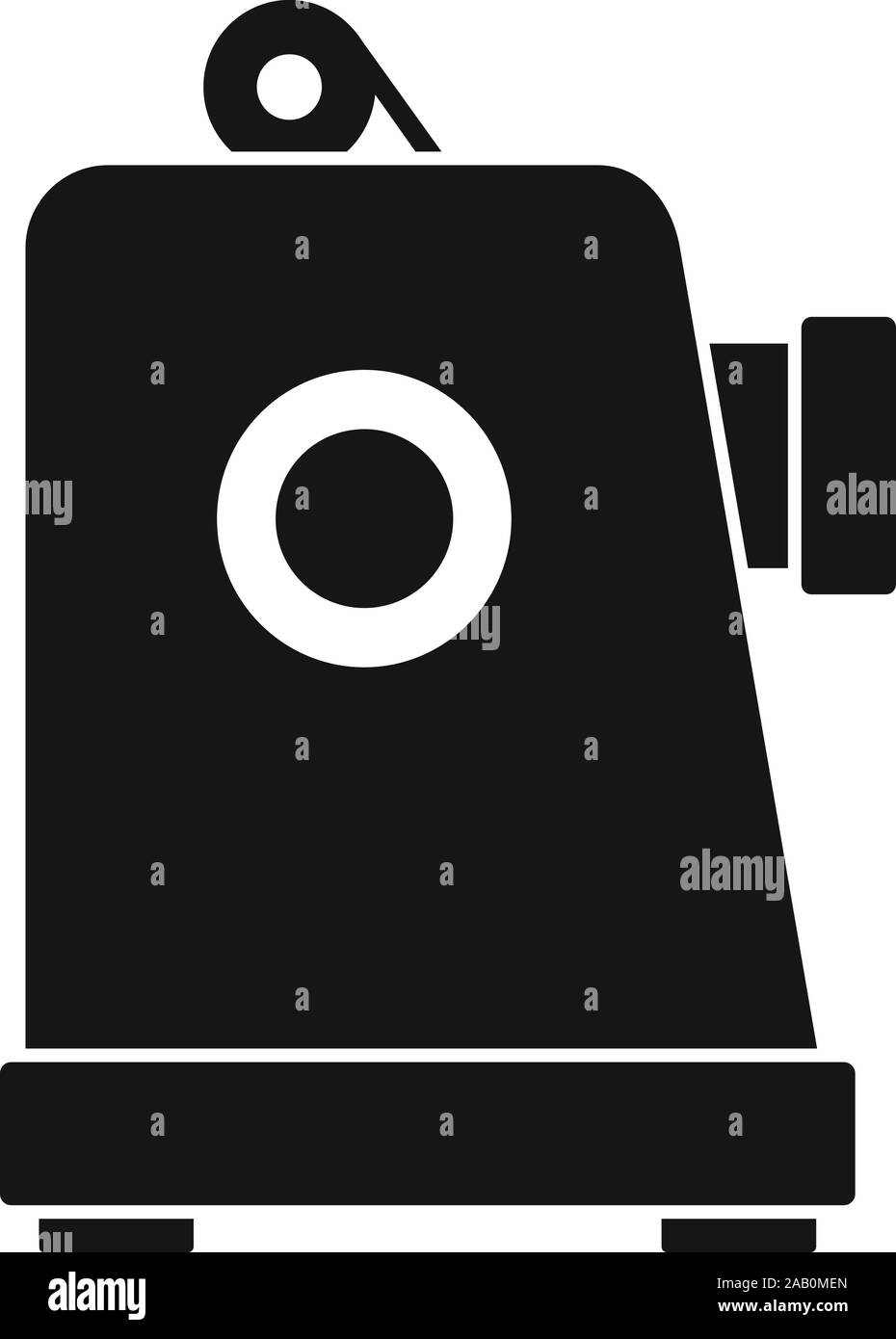 Film Projektor icon. Einfache Abbildung: Film Projektor vektor Symbol für Web Design auf weißem Hintergrund Stock Vektor