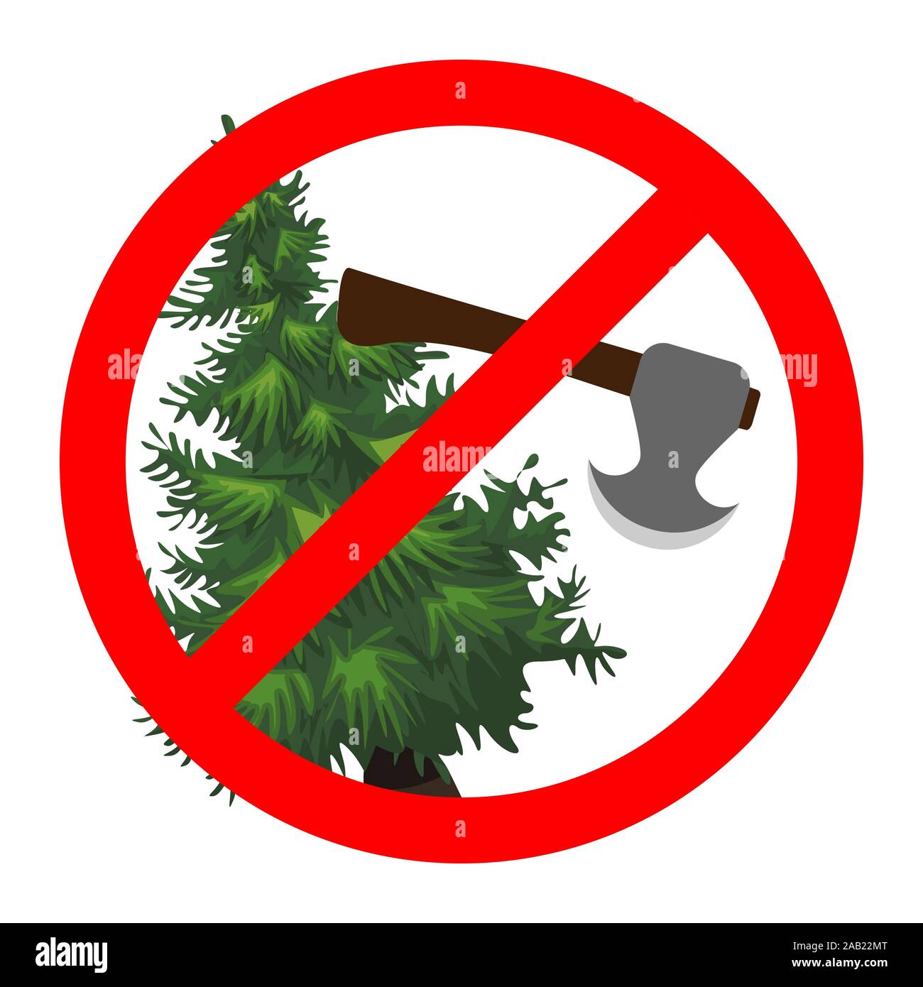 Stop nach unten schneiden lebende unterzeichnen. Vector Illustration. Stock Vektor