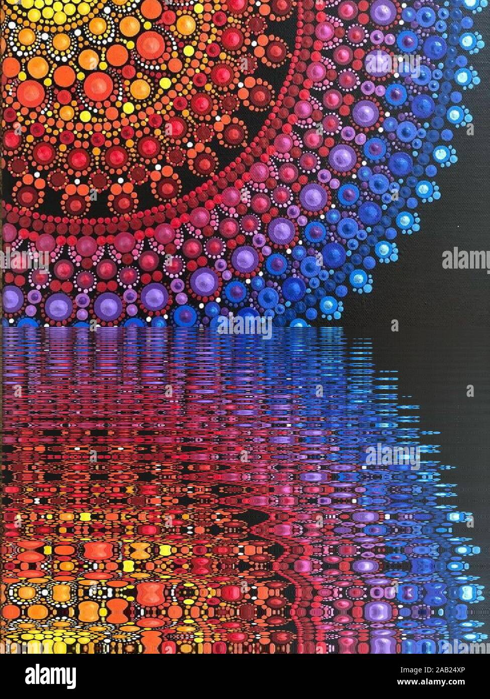 Farbenfrohe abstrakte Muster und Hintergrundbilder. Stockfoto