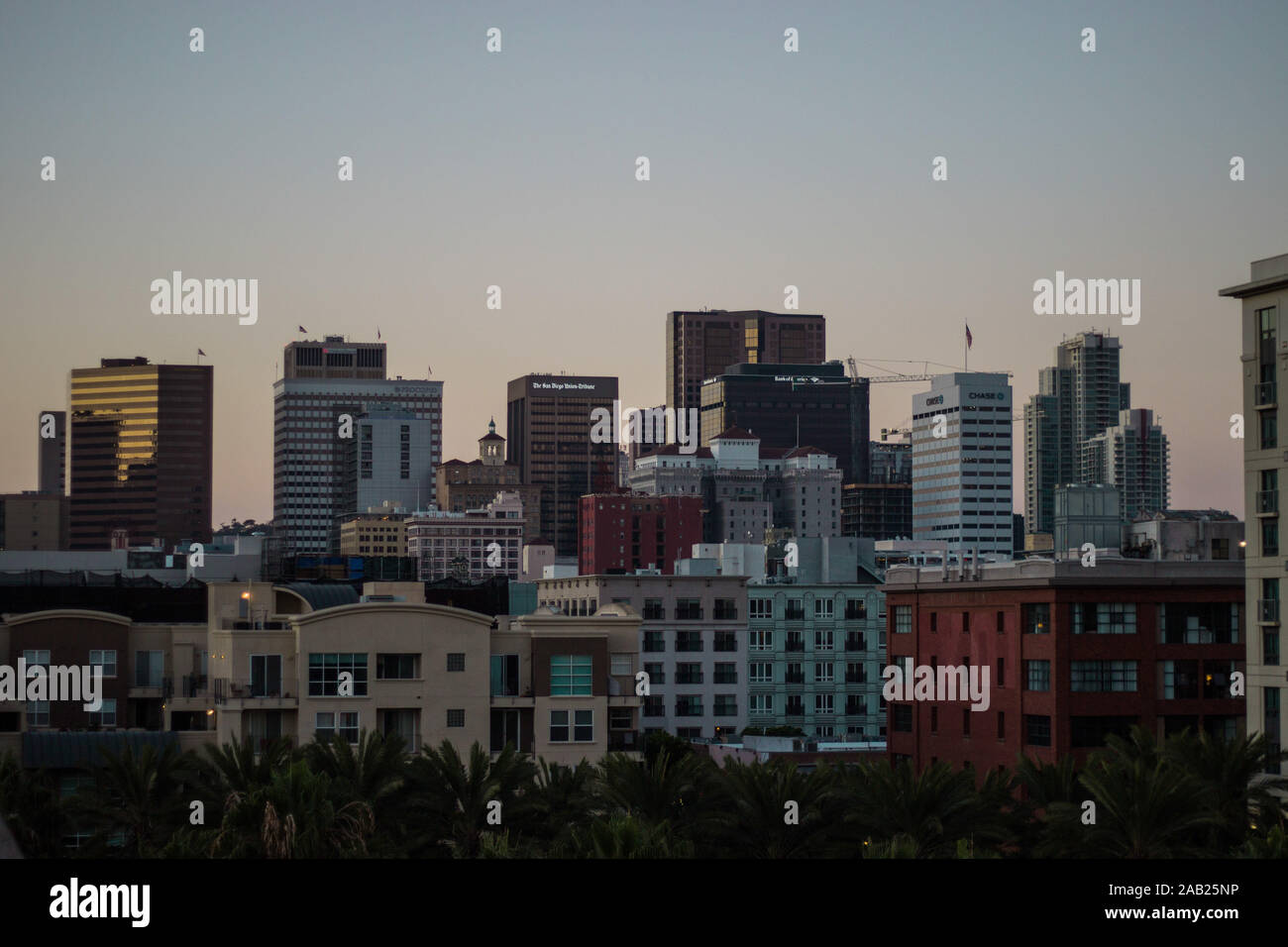 San Diego das Leben in der Stadt. Stockfoto