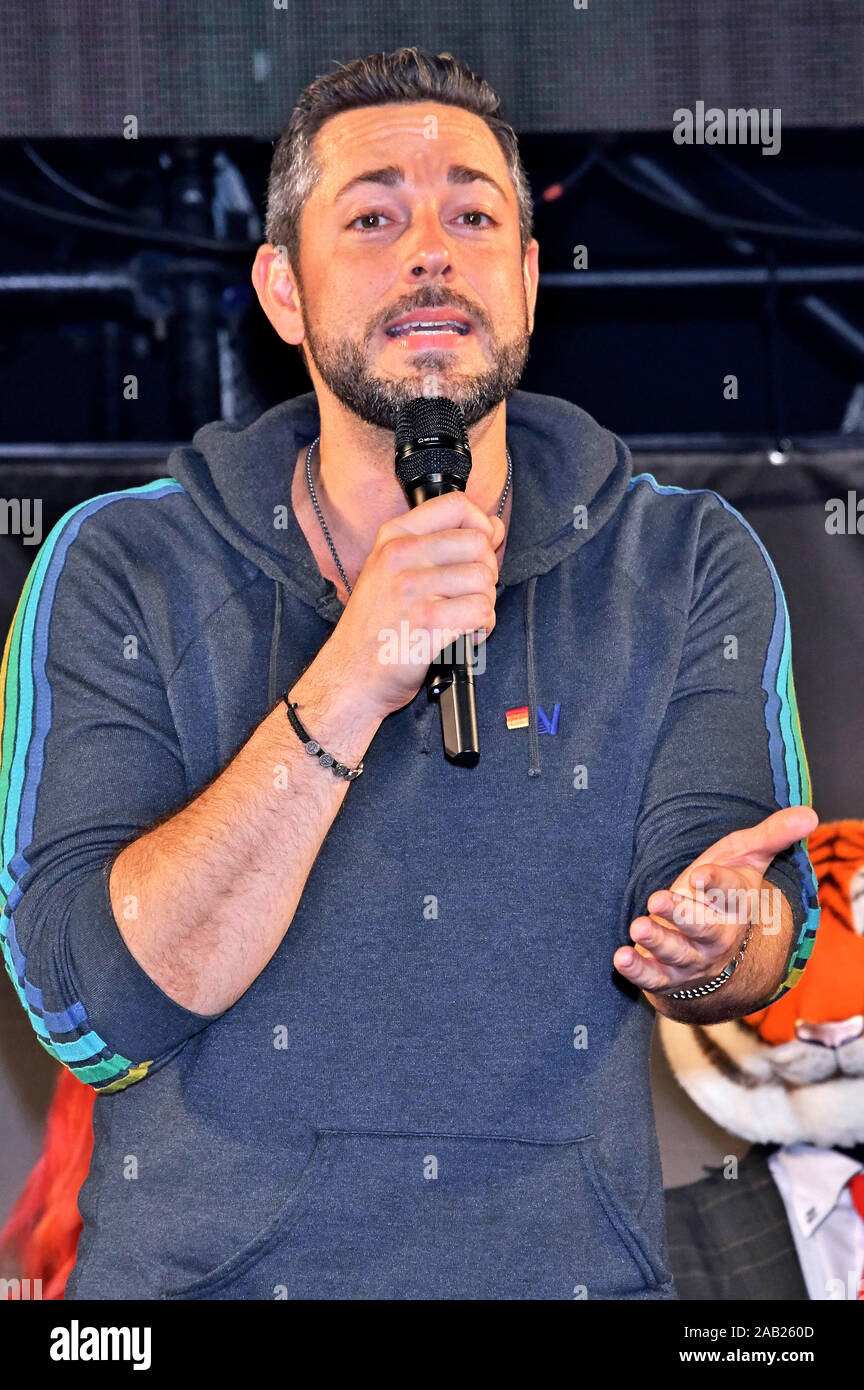 Chiba, Japan. 24 Nov, 2019. Zachary Levi am 4. Tokio Comic Con 2019 in der Makuhari Messe. Chiba, 24.11.2019 | Verwendung der weltweiten Kredit: dpa/Alamy leben Nachrichten Stockfoto