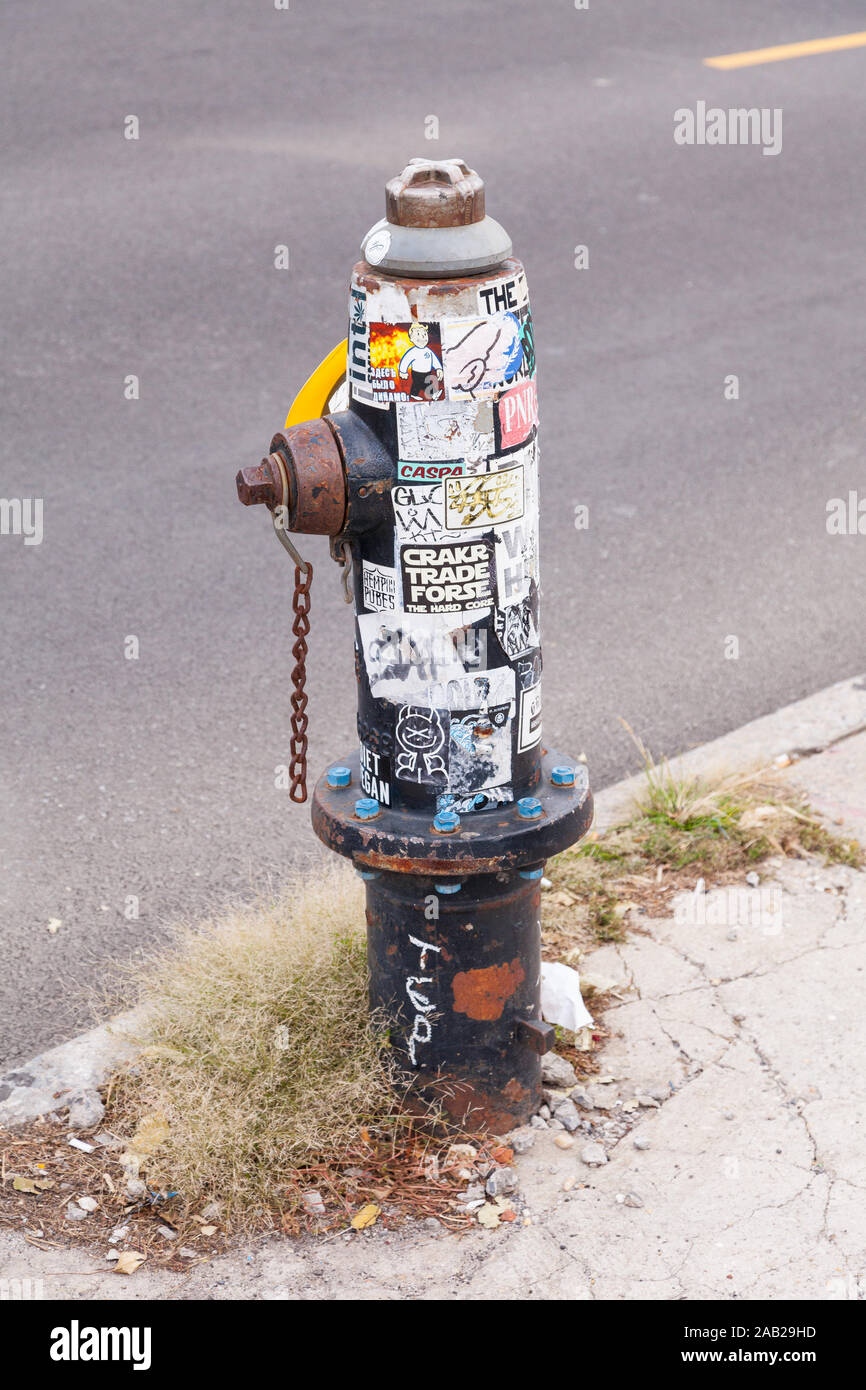 Hydranten, Coney Island, Brooklyn, New York, Vereinigte Staaten von Amerika. Stockfoto