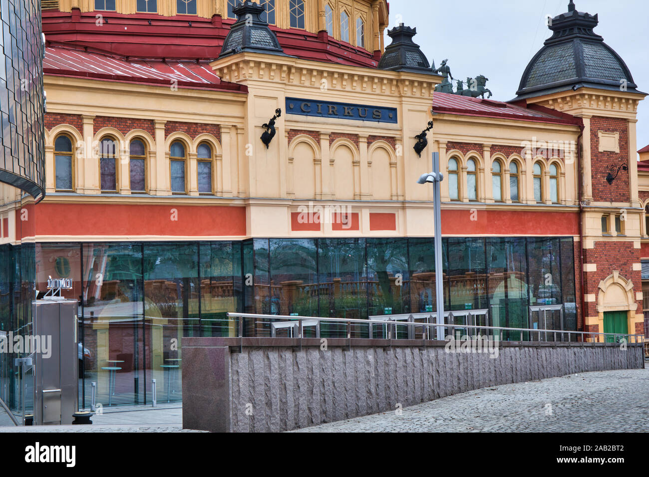 Cirkus Arena und Konzert-Veranstaltungsort, Djurgarden, Stockholm, Schweden Stockfoto