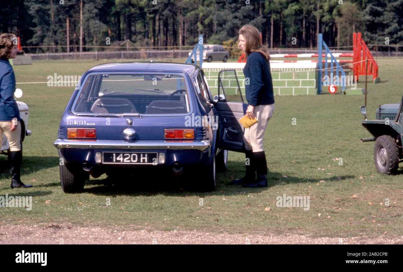 Foto muss Gutgeschrieben © Alpha Presse007000 Mai 1971 Prinzessin Anne. Stockfoto