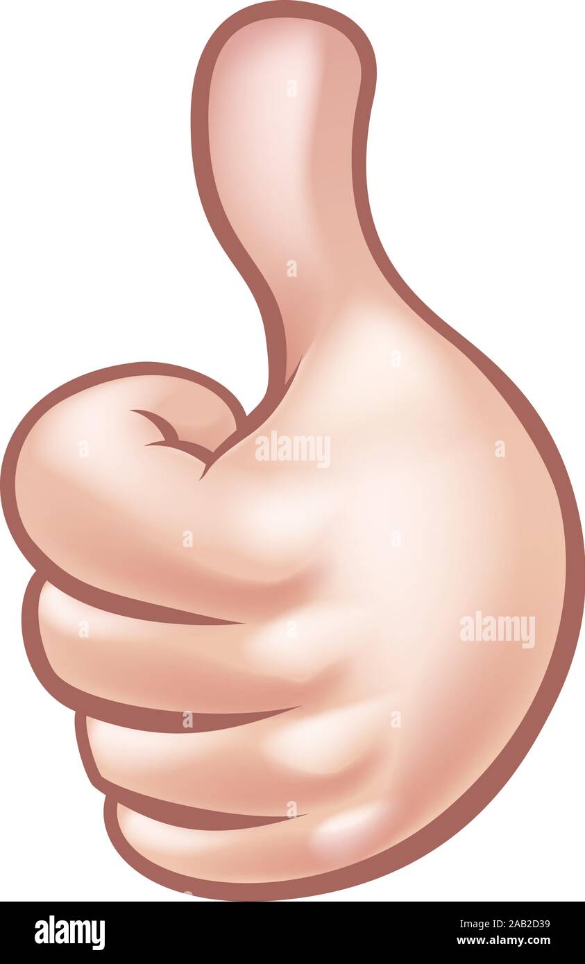 Daumen Nach Oben Cartoon Hand Stock Vektorgrafik Alamy