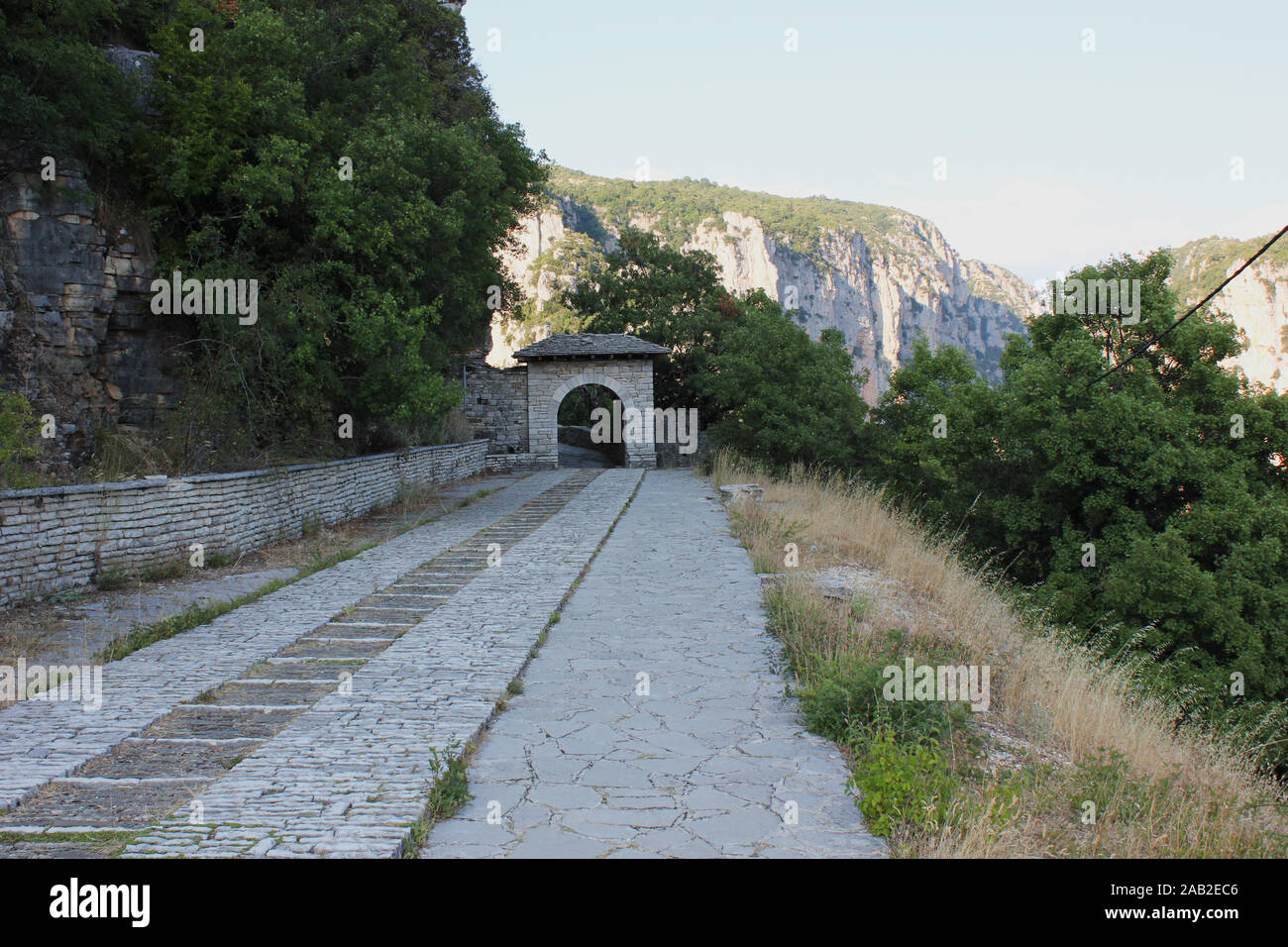 Kloster von Agia Paraskevi auf Monodendri die Vikos Schlucht Griechenland Stockfoto