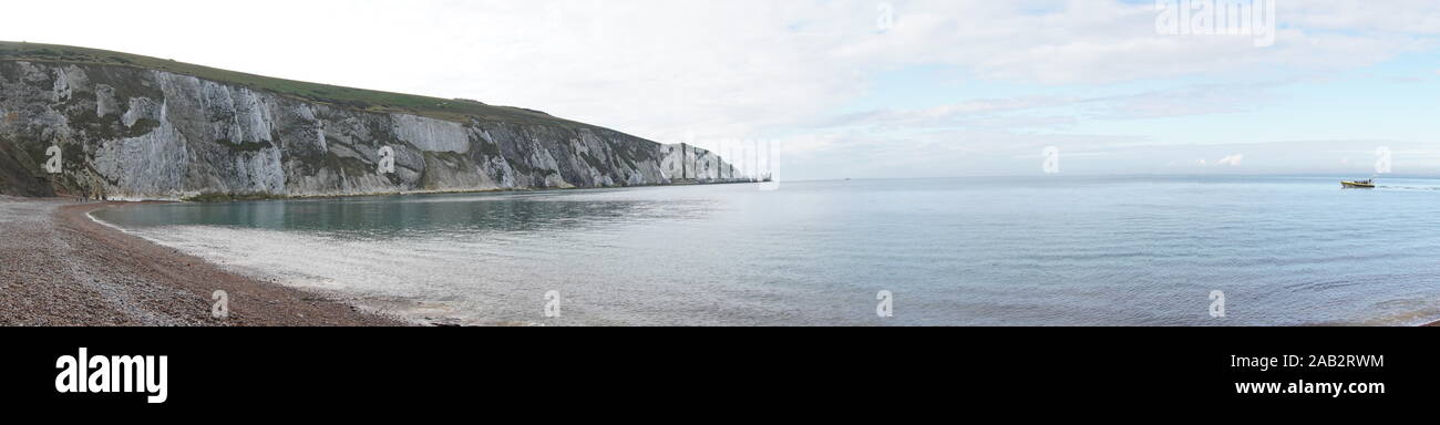 Die nadeln Isle of Wight Stockfoto