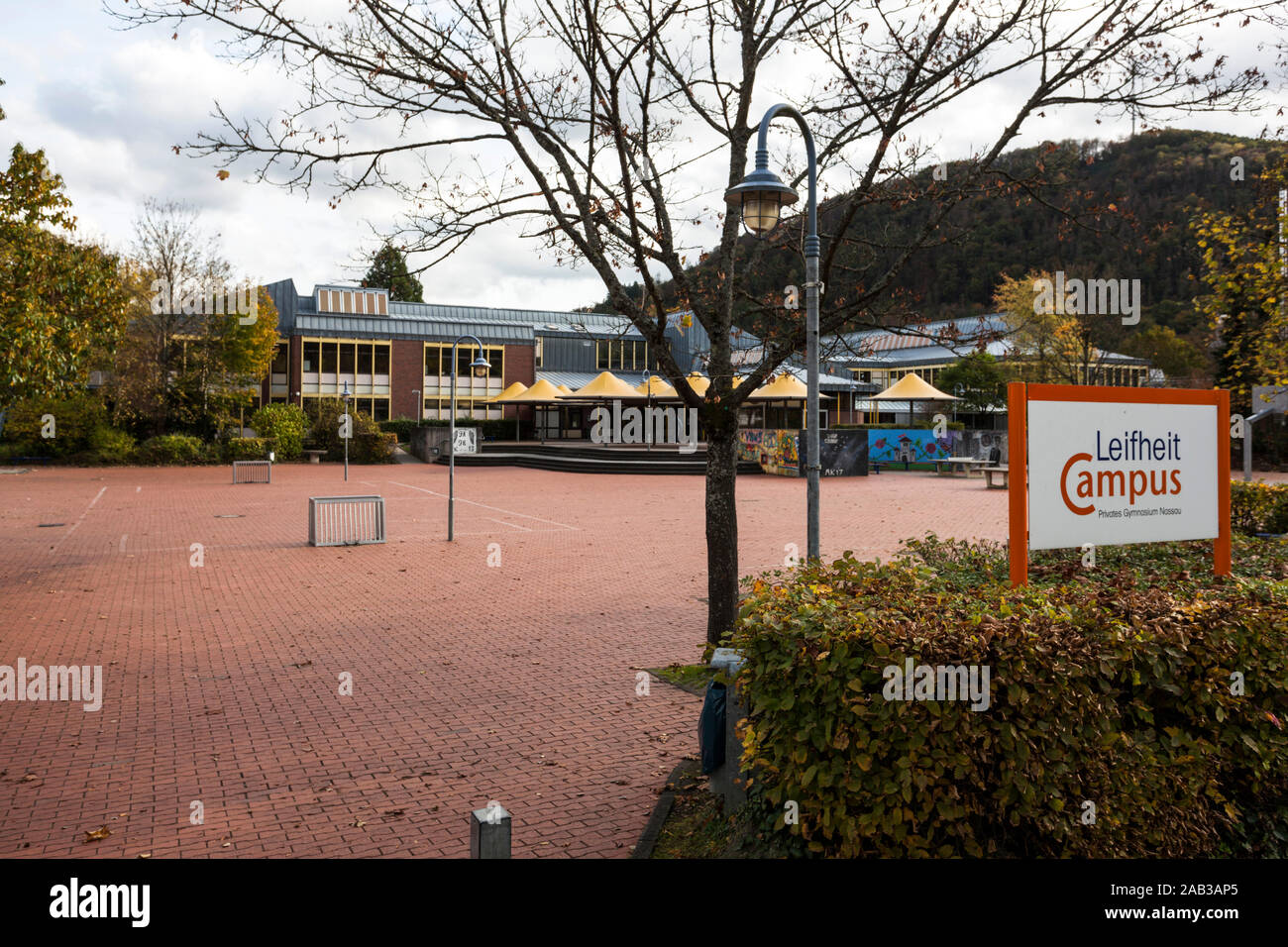 Leifheit Campus, eine private ganztägige Gymnasium in Nassau Stockfoto